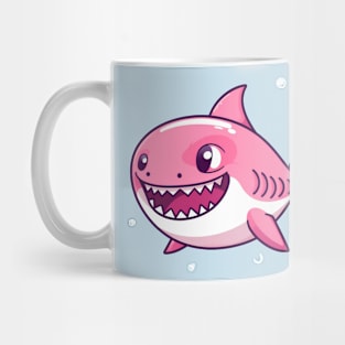 Cute Pink Shark Mug